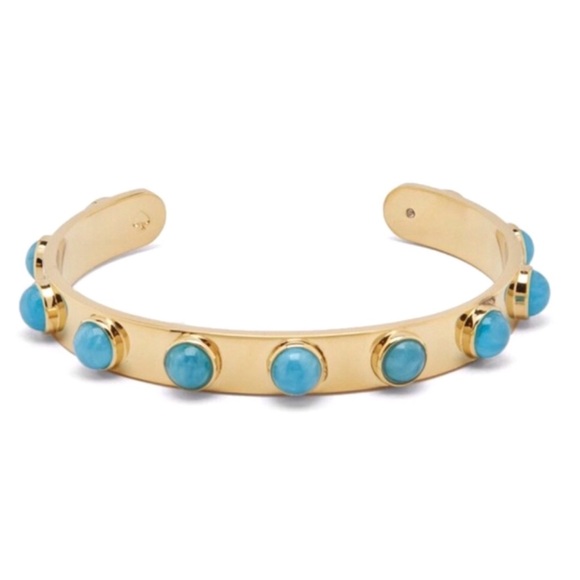 kate spade Jewelry - Kate Spade • Tag Along Cuff Bracelet • Turquoise